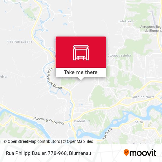 Rua Philipp Bauler, 778-968 map