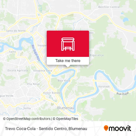 Trevo Coca-Cola - Sentido Centro map