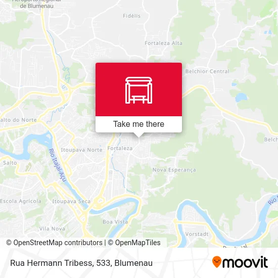 Rua Hermann Tribess, 533 map