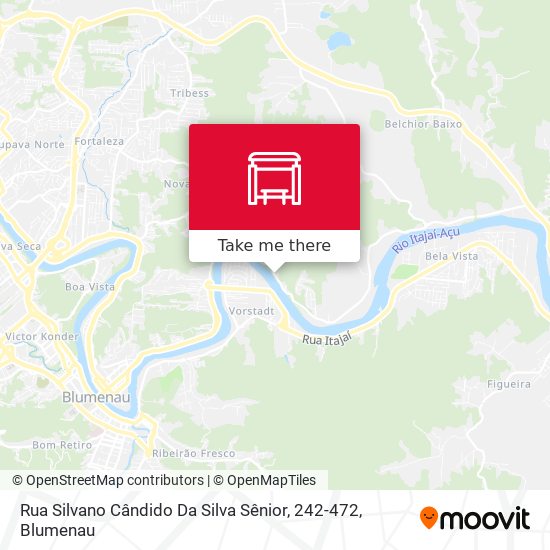 Mapa Rua Silvano Cândido Da Silva Sênior, 242-472