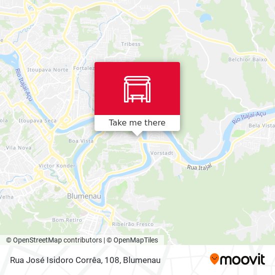 Rua José Isidoro Corrêa, 108 map
