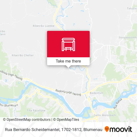 Rua Bernardo Scheidemantel, 1702-1812 map