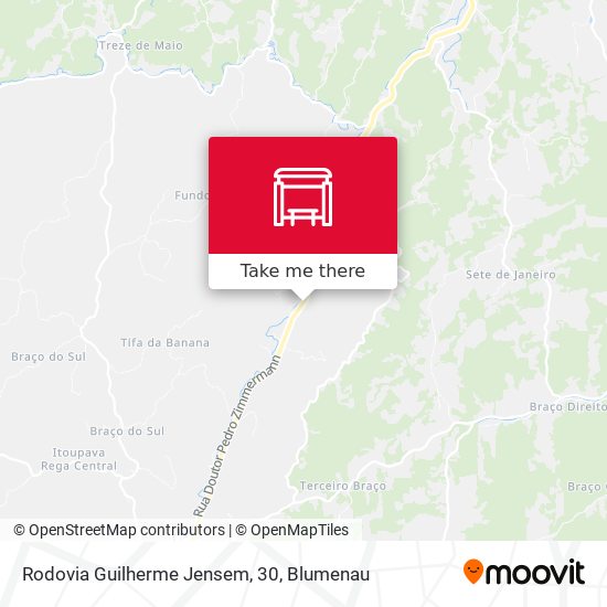Rodovia Guilherme Jensem, 30 map