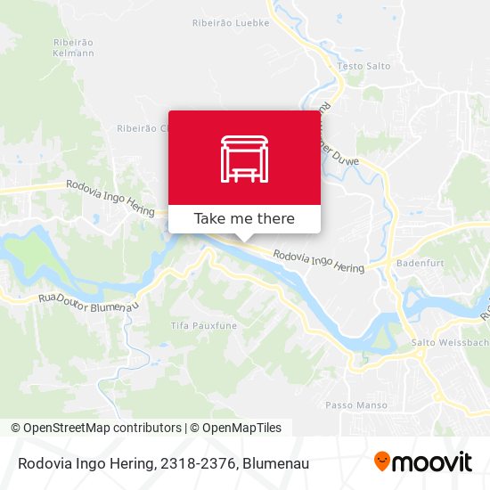 Rodovia Ingo Hering, 2318-2376 map
