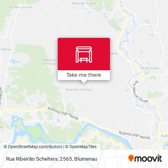 Rua Ribeirão Schelters, 2565 map