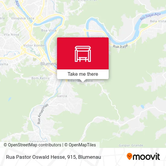 Rua Pastor Oswald Hesse, 915 map