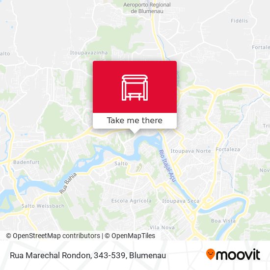 Mapa Rua Marechal Rondon, 343-539