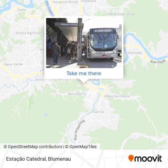 Estação Catedral map