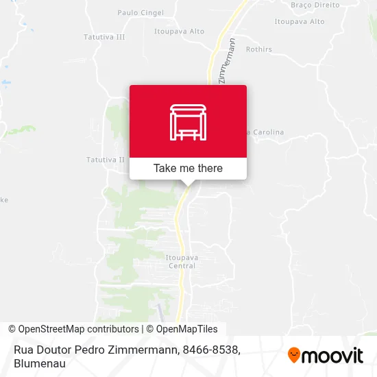 Rua Doutor Pedro Zimmermann, 8466-8538 map