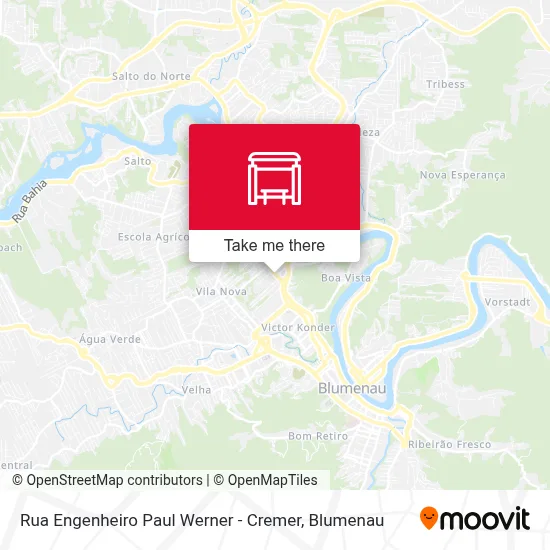 Rua Engenheiro Paul Werner - Cremer map