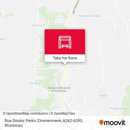 Rua Doutor Pedro Zimmermann, 6262-6390 map