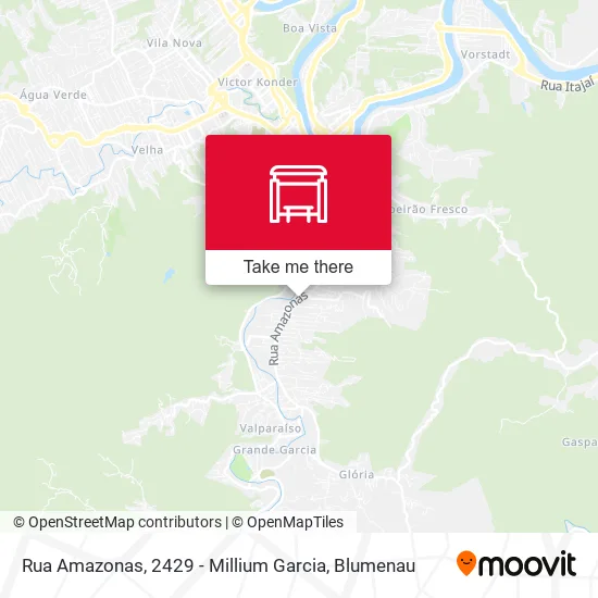 Rua Amazonas, 2429 - Millium Garcia map