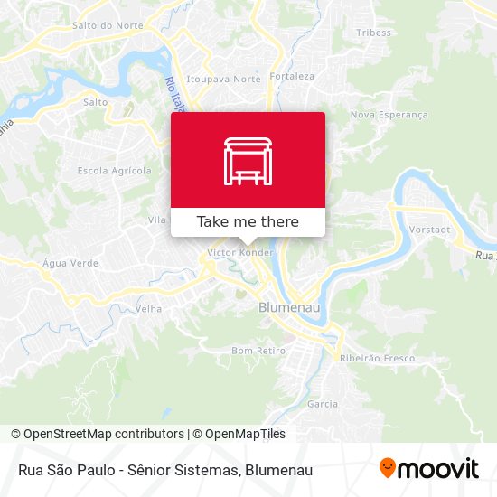 Mapa Rua São Paulo - Sênior Sistemas