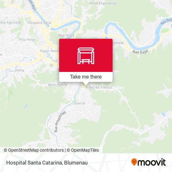 Hospital Santa Catarina map