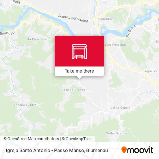 Igreja Santo Antônio - Passo Manso map
