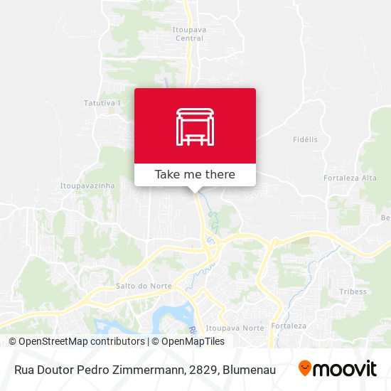 Mapa Rua Doutor Pedro Zimmermann, 2829