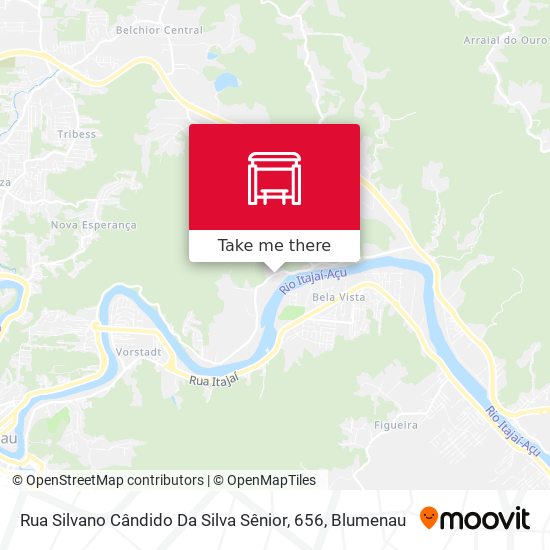 Rua Silvano Cândido Da Silva Sênior, 656 map