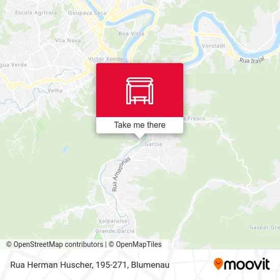 Rua Herman Huscher, 195-271 map