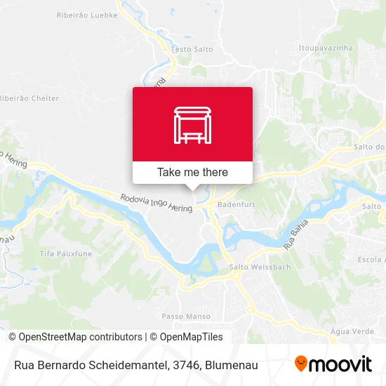 Rua Bernardo Scheidemantel, 3746 map