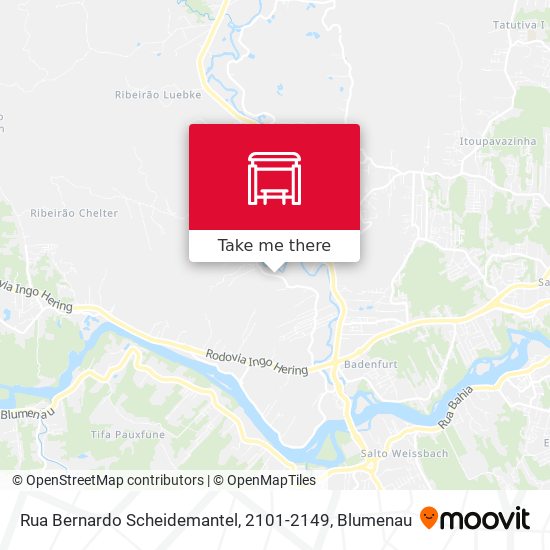 Rua Bernardo Scheidemantel, 2101-2149 map
