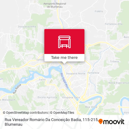 Mapa Rua Vereador Romário Da Conceição Badia, 115-215