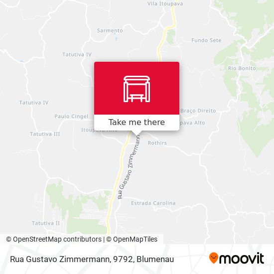 Rua Gustavo Zimmermann, 9792 map