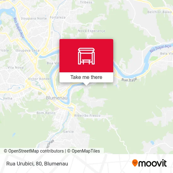 Rua Urubici, 80 map