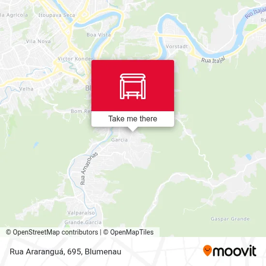 Rua Araranguá, 695 map