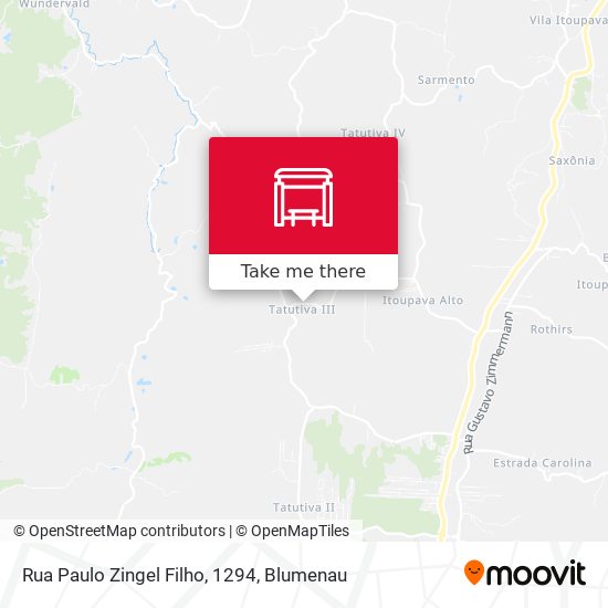 Rua Paulo Zingel Filho, 1294 map
