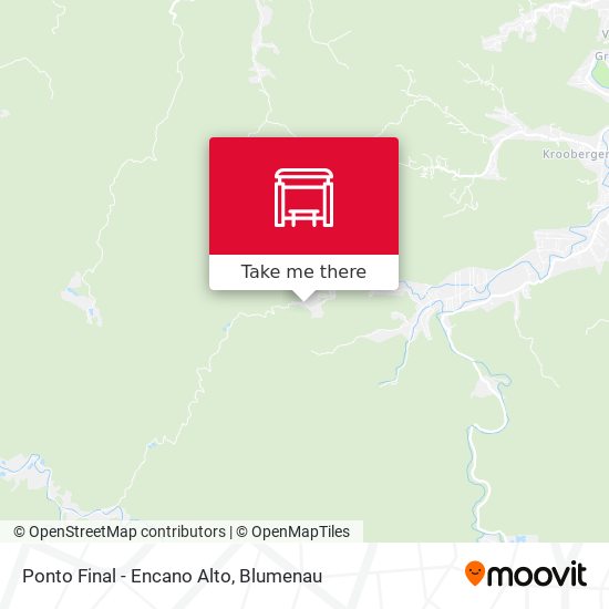 Ponto Final - Encano Alto map