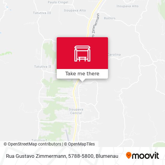 Mapa Rua Gustavo Zimmermann, 5788-5800