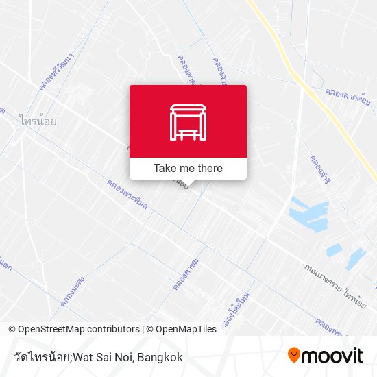 วัดไทรน้อย;Wat Sai Noi map