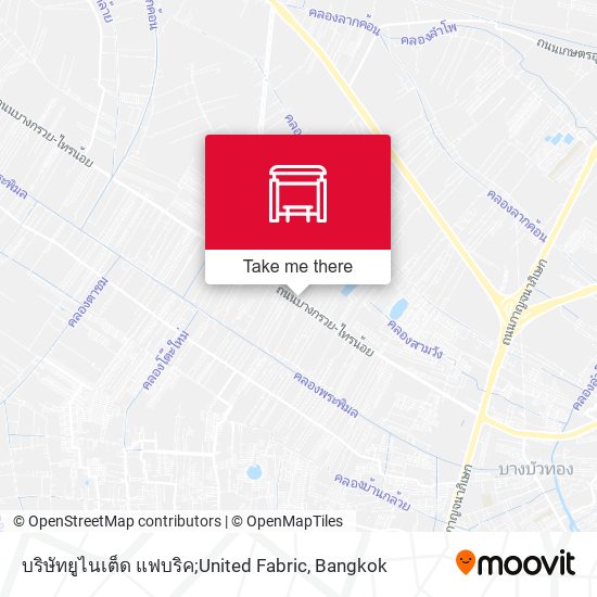 บริษัทยูไนเต็ด แฟบริค;United Fabric map