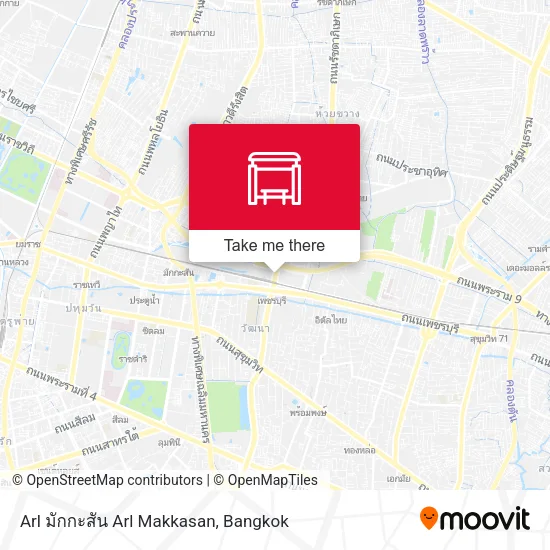 Arl มักกะสัน Arl Makkasan map