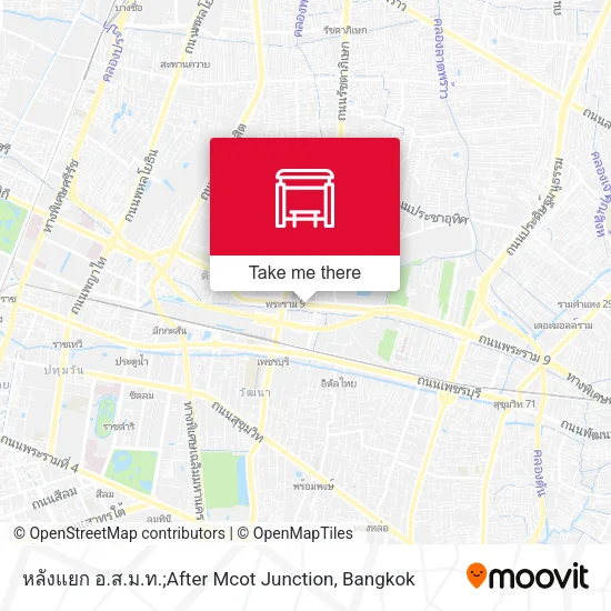 หลังแยก อ.ส.ม.ท.;After Mcot Junction map