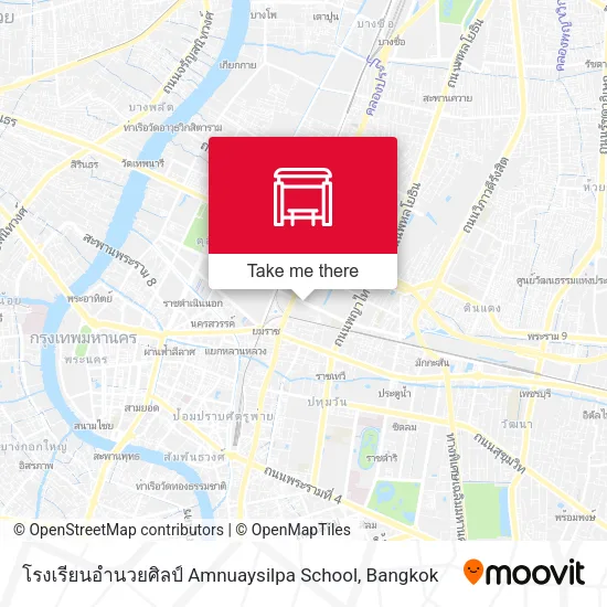 โรงเรียนอำนวยศิลป์ Amnuaysilpa School map