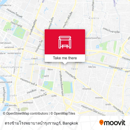 ตรงข้ามโรงพยาบาลบำรุงราษฎร์ map