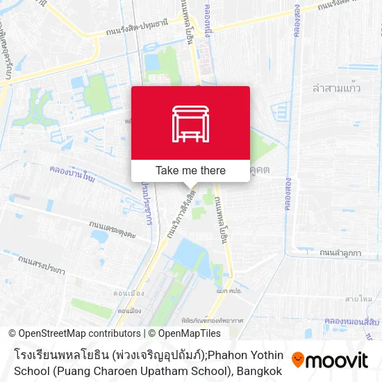 โรงเรียนพหลโยธิน (พ่วงเจริญอุปถัมภ์);Phahon Yothin School (Puang Charoen Upatham School) map