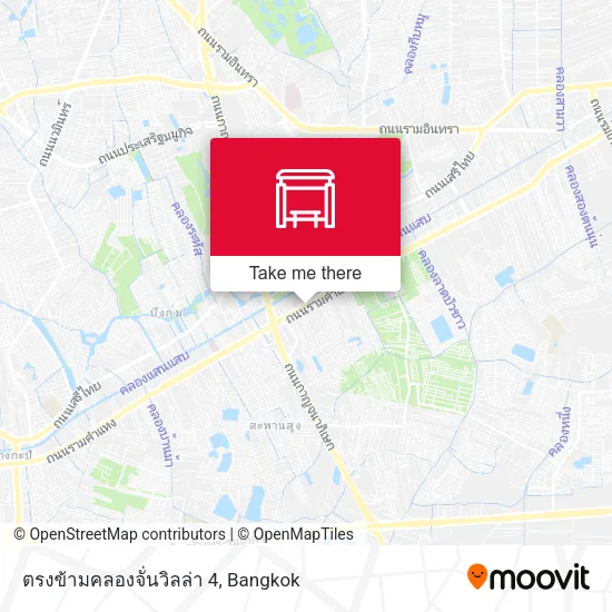 ตรงข้ามคลองจั่นวิลล่า 4 map