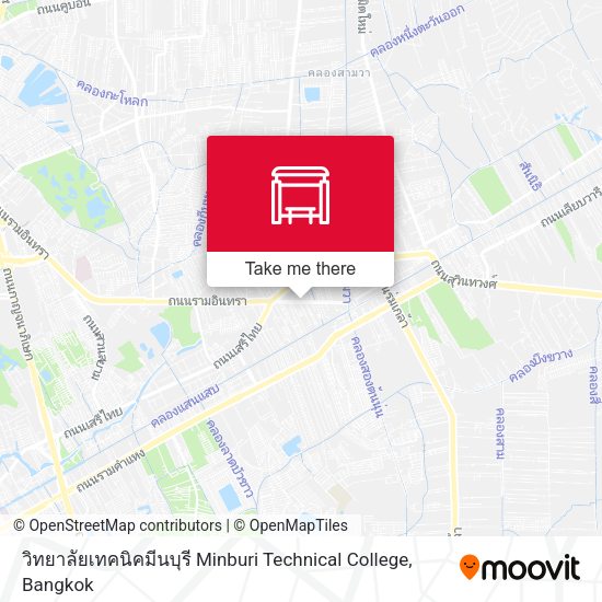 วิทยาลัยเทคนิคมีนบุรี Minburi Technical College map