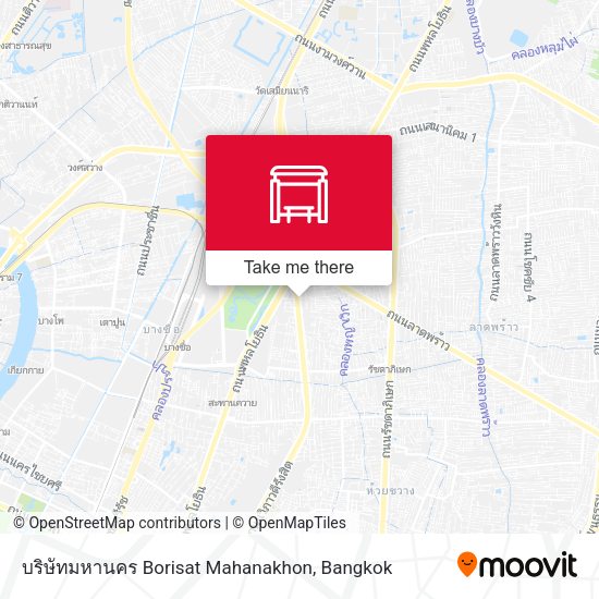 บริษัทมหานคร Borisat Mahanakhon map