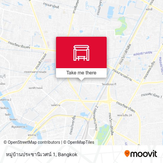 หมู่บ้านประชานิเวศน์ 1 map