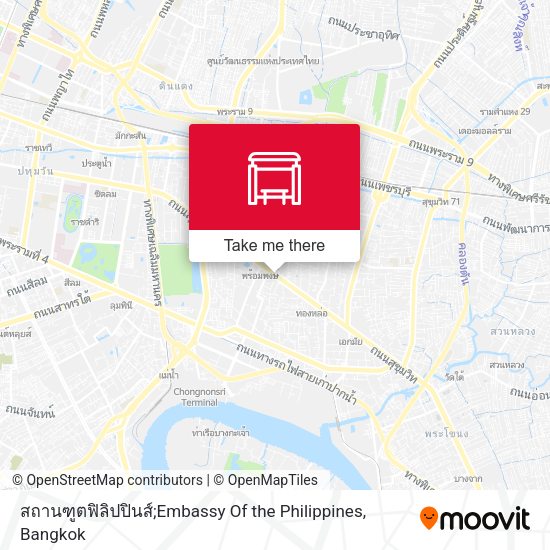 สถานฑูตฟิลิปปินส์;Embassy Of the Philippines map