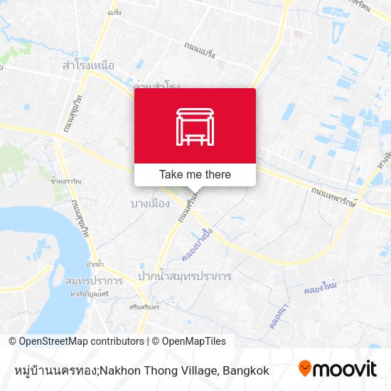 หมู่บ้านนครทอง;Nakhon Thong Village map