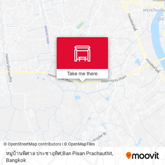 หมู่บ้านพิศาล ประชาอุทิศ;Ban Pisan Prachauthit map