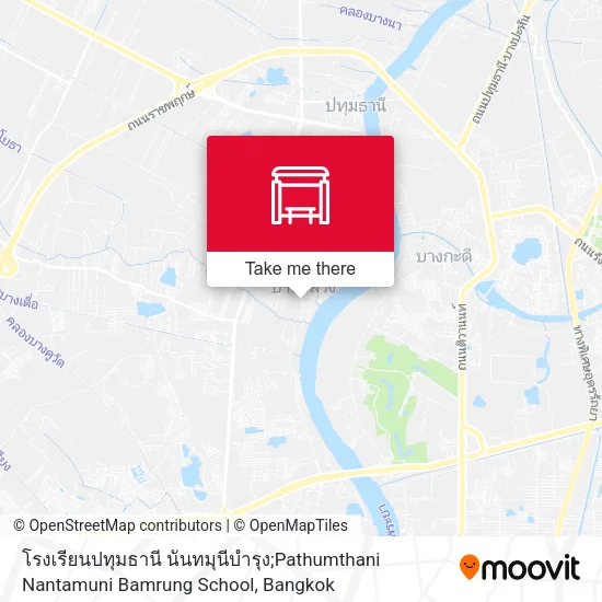 โรงเรียนปทุมธานี นันทมุนีบำรุง;Pathumthani Nantamuni Bamrung School map