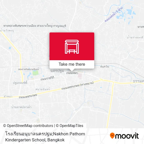 โรงเรียนอนุบาลนครปฐม;Nakhon Pathom Kindergarten School map