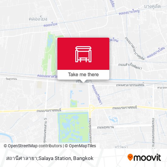 สถานีศาลายา;Salaya Station map