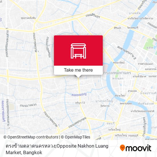 ตรงข้ามตลาดนครหลวง;Opposite Nakhon Luang Market map