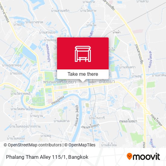 Phalang Tham Alley 115/1 map